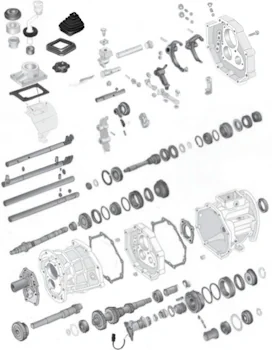 AX5 Getriebe Ersatzteile Jeep Wrangler TJ Crown Master Reparatur- & Dichtngskit & Mopar Synchronringe