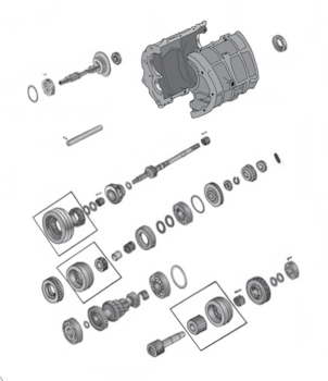 BA10/5 Getriebe Ersatzteile Jeep Wrangler YJ 87-89 Lager und Dichtsätze, Simmerringe, Kupplungen & Zubehör von Crown, Omix & Platinum Driveline. Platinum Driveline