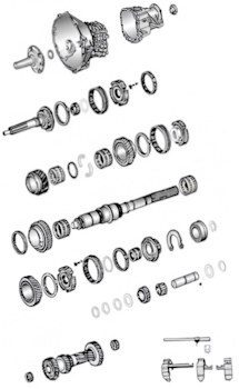Schaltgetriebe NV3550