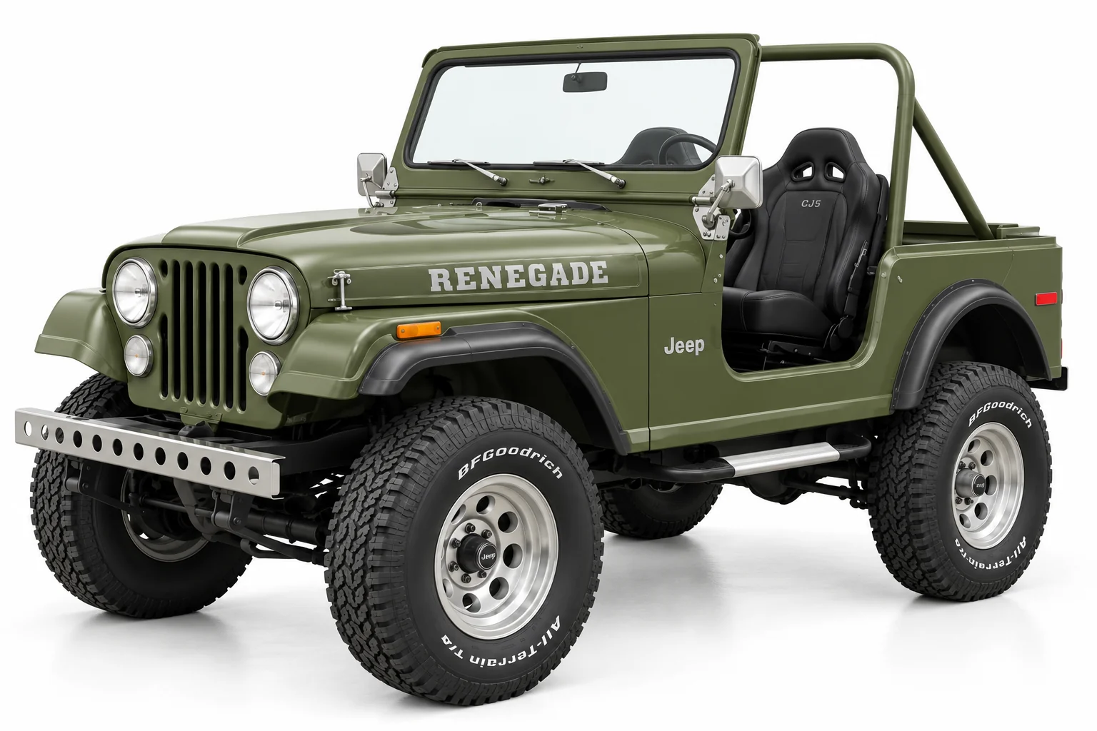 Jeep CJ7 Ersatzteile & Zubehör zur Restauration: Motor, Getriebe, Achsen & Verdeck von Crown Automotive, Omix und Bestop