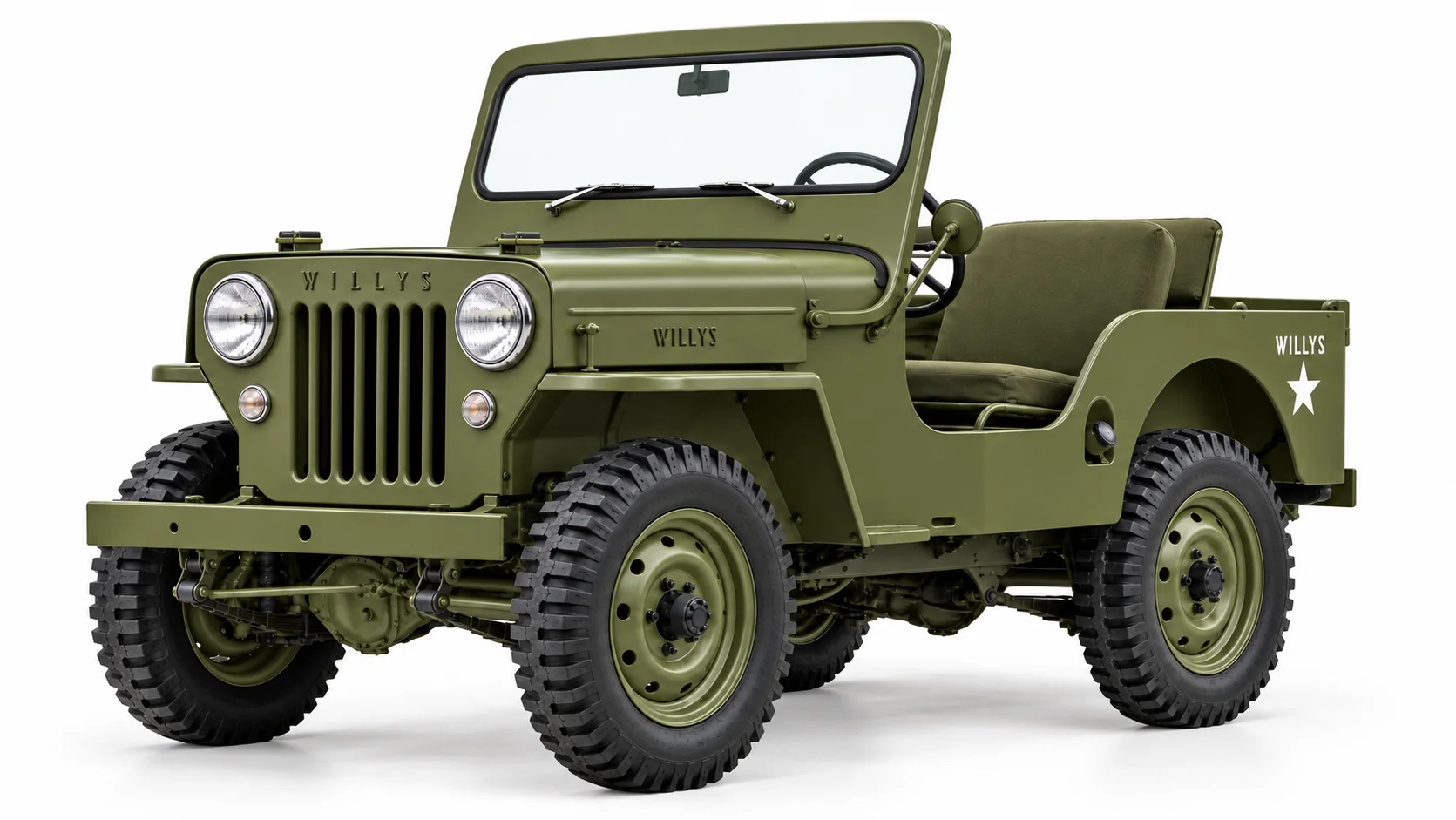 Jeep CJ3B replacement parts & accessories Willys 1953-1964