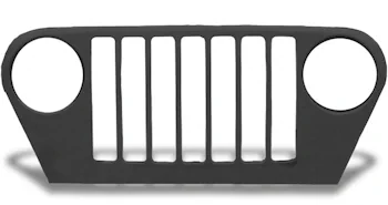 Karosserie Ersatzteile Jeep Wrangler TJ Crown Kotflügel Windschutzscheibenrahmen und Omix Kühlergrillblende