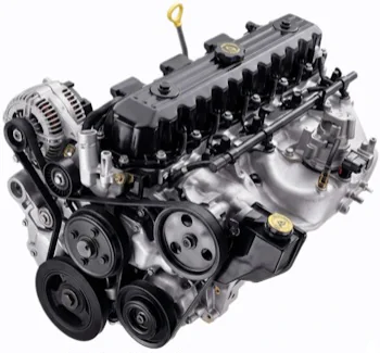 Motorenteile Jeep Wrangler TJ 4,0L Ersatzteile Enginetech Kolben & Crown Abgaskrümmer mit Dichtung