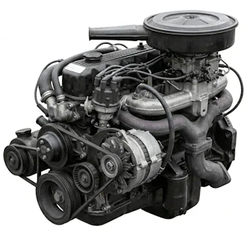 Motorenteile Jeep Wrangler YJ 4,2L AMC Ersatzteile Enginetech Kolben Sealed Power Ventile & Crown Aluminium Ventildeckel