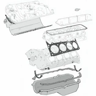 Motorteile 5,0L/5,9L V8 Jeep CJ5 72-81 – Kolben, Steuerkette, Motorhalter, Pleuellager & Dichtungen, Restaurierung.