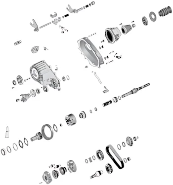 NP242 / NV242 Verteilergetriebe