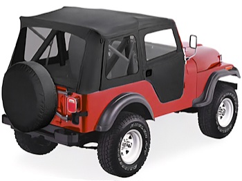 Bestop Verdeck Jeep CJ5 Tigertop und Bikini Top Supertop