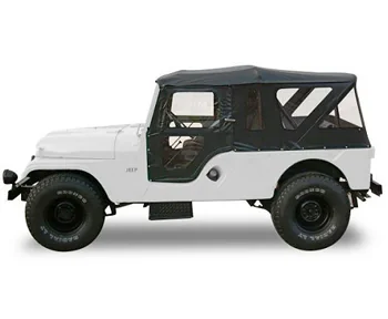 Verdeck & Zubehör Jeep CJ6 – Halbtüren, Bikini Top, Außenspiegel & Motorhaubenverschluss von Bestop, Crown für Restauration.