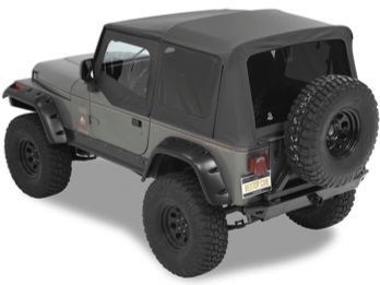 Bestop Verdeck Jeep Wrangler YJ Softtop Ersatzverdeck, Bikini Top & Montage Zubehör