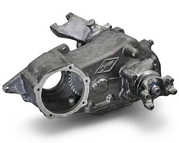 Getriebe Teile Jeep CJ3A. Crown Dana 18 Ausgangslager, Omix Deckeldichtung und Spicer Kardanflanschmutter.