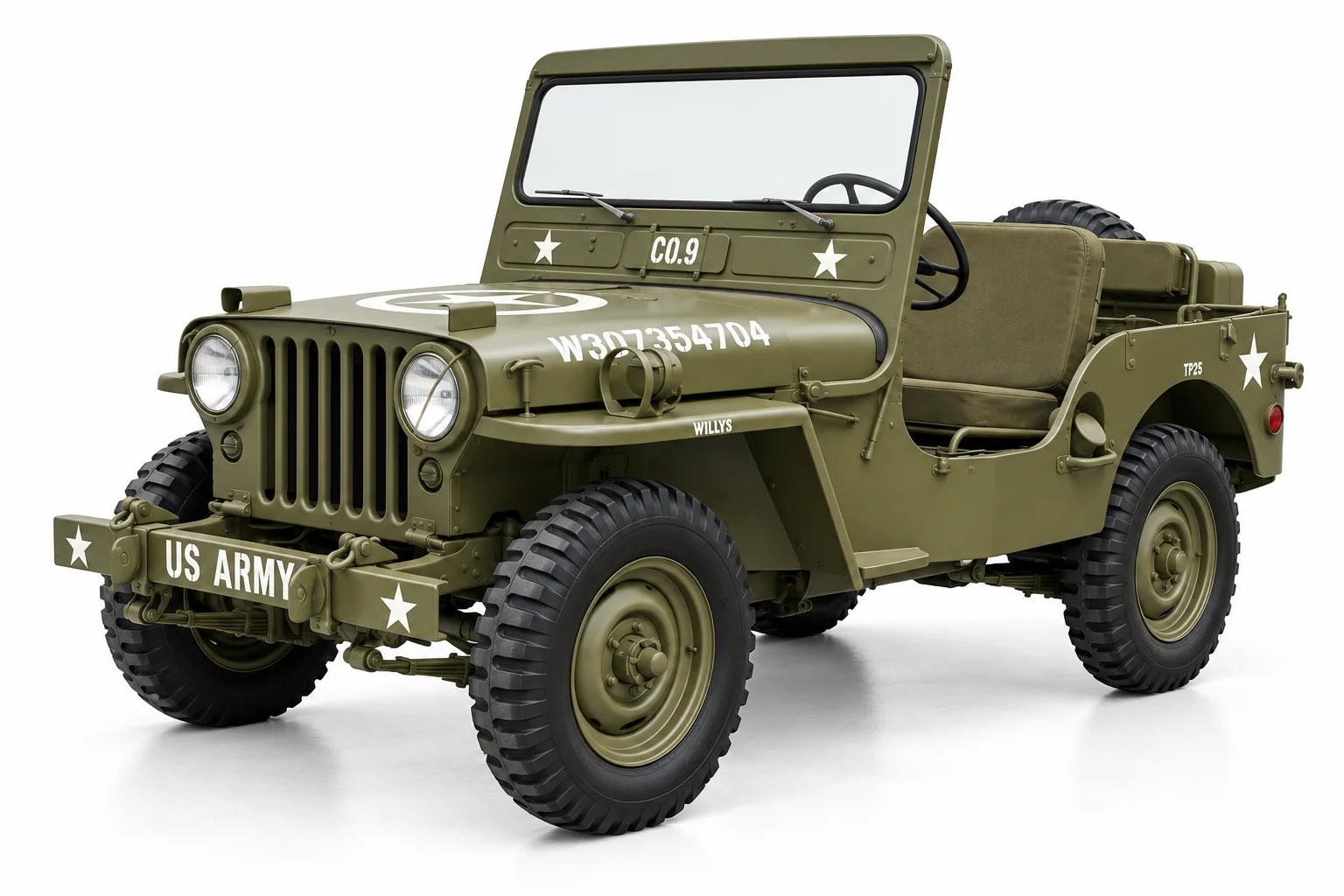 Willys Jeep M38 Ersatzteile & Zubehör 1950-1952