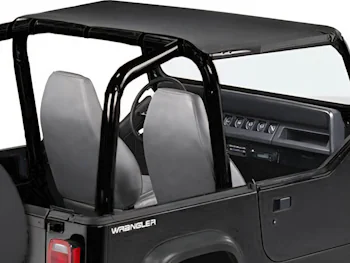 Interieur Zubehör Jeep Wrangler YJ Bestop Trailmax II Pro Sitze Spice Denim und Auto Custom Carpets Teppich Komplett Set