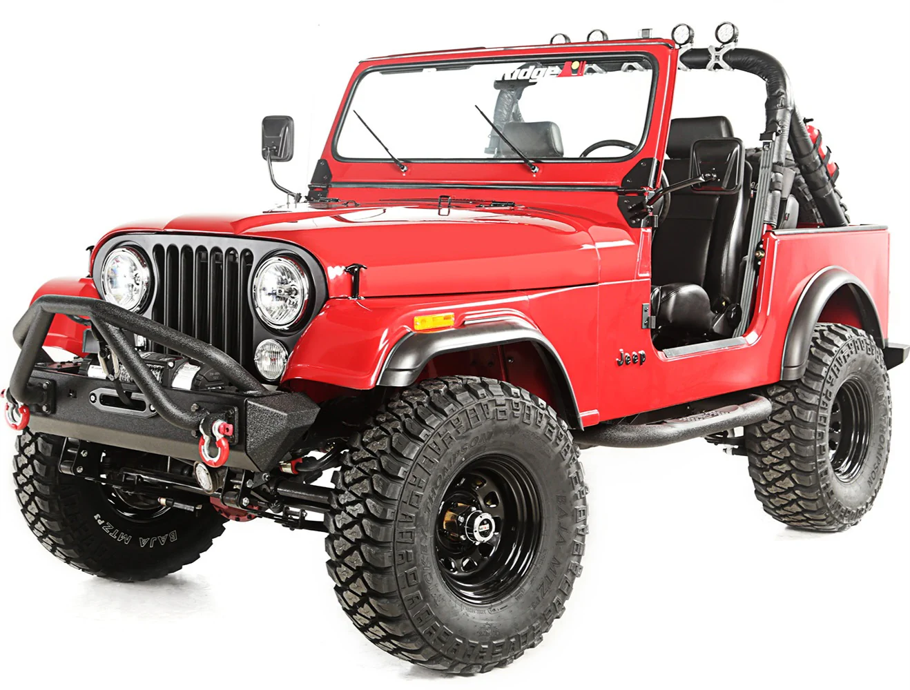 Jeep CJ5 76-83 exterior accessories shown on car