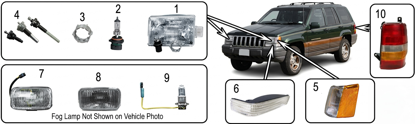 Grand Cherokee ZJ 93-98 Body Electrical
