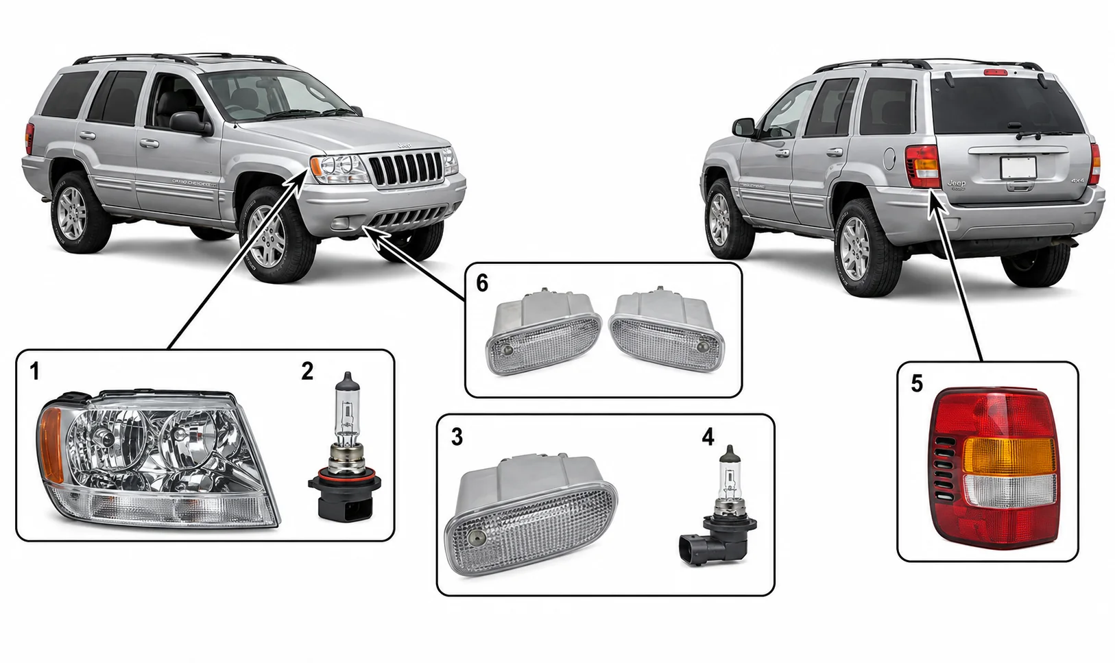 Grand Cherokee ZJ 93-98 Karosserieelektrik