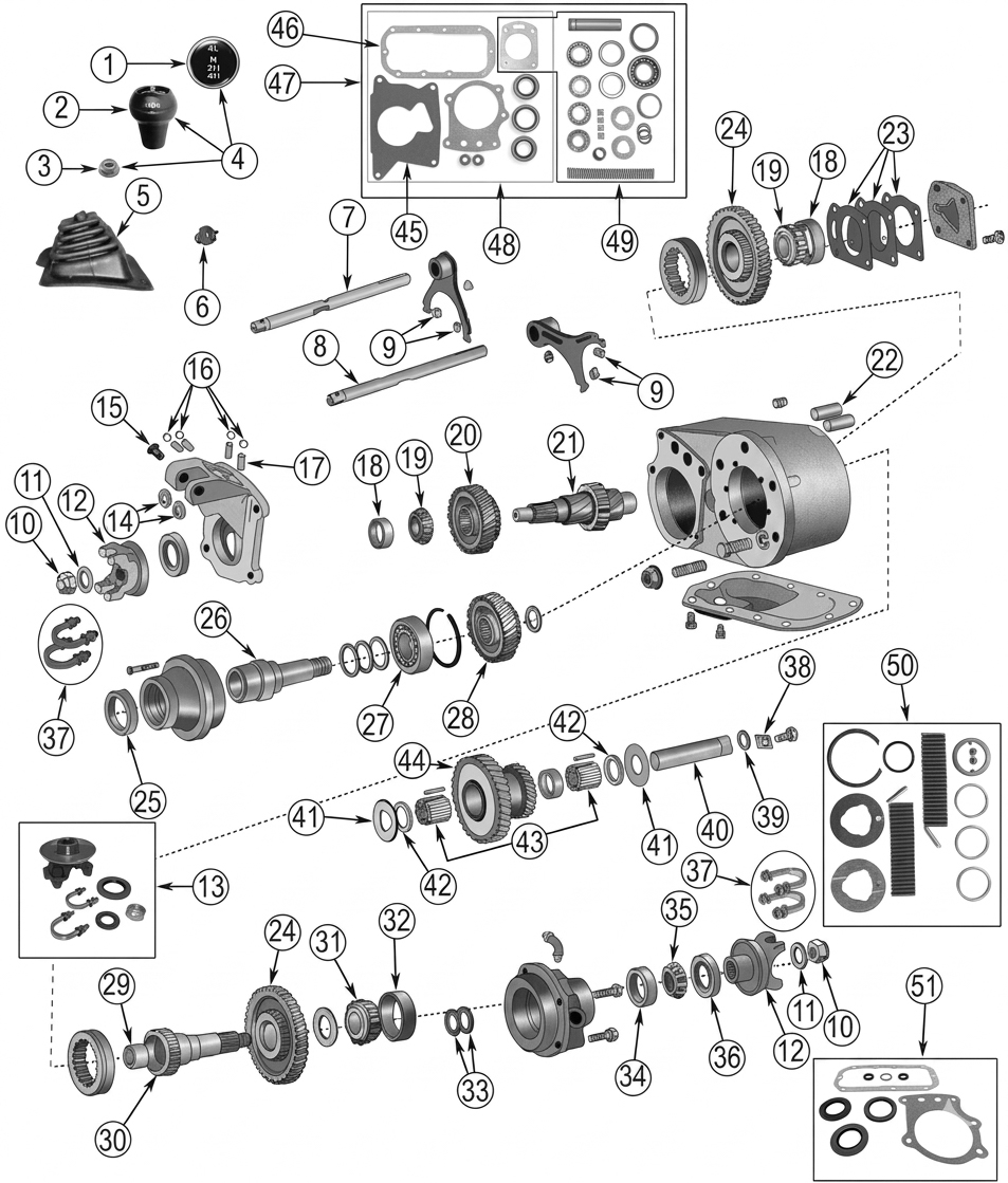 Jeep CJ7 80-86 Dana 30 Verteilergetriebe