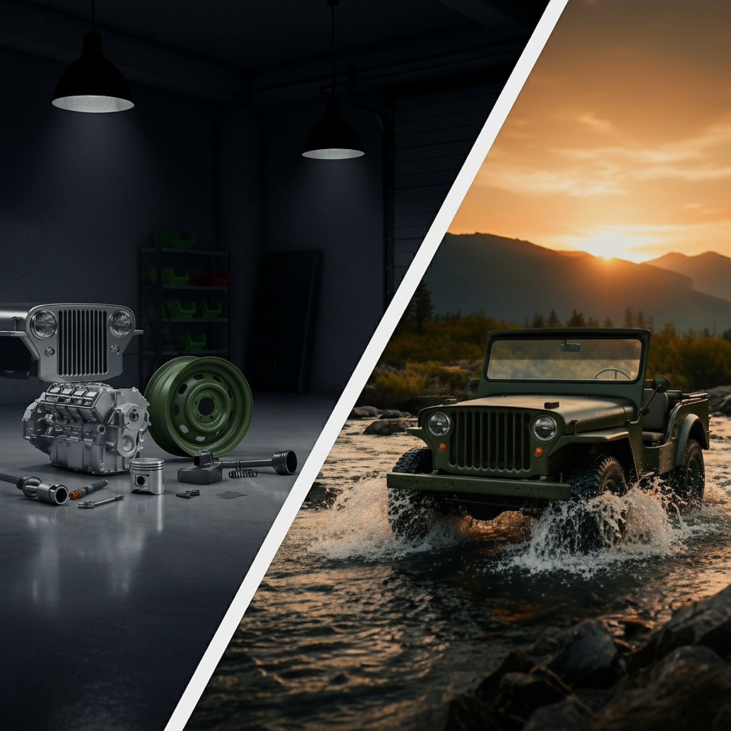 Jeep Willys Collage
