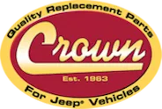 Crown Jeep Ersatzteile Logo Weiterleitung zu Hersteller Angebot auf der Seite