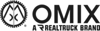 Omix jeep replacement parts logo linked to manufacturer's product range on site