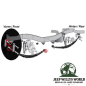 Preview: Blattfederbuchsen Set vorne oder hinten PU schwarz Jeep CJ 55-75
