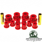 Preview: Blattfederbuchsen Set vorne PU rot Jeep CJ 76-86