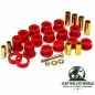 Preview: Prothane Längslenker Buchsen Set vorne, Polyurethan rot. Jeep Wrangler JK (07-18)