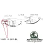 Preview: Prothane Leaf Spring Shackle Bushing Set front Black Jeep CJ5 CJ7 CJ8 (1976-1986)