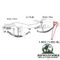 Preview: Prothane Leaf Spring Shackle Bushing Set Rear Red Jeep CJ5 CJ7 CJ8 (1976-1986)