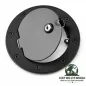 Preview: Rugged Ridge Tankblende Tankdeckel Tankcover Tankfüllstutzen Stahl Schwarz Jeep Wrangler JK (07-18)