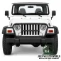 Preview: Rugged Ridge Frontschutzbügel Rammschutz Stoßstange vorne Schwarz Jeep Wrangler YJ TJ (1987-2006)