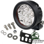 Preview: LED Headlamp round Ø 8,9cm 18 Watt with E-mark