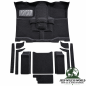 Preview: Auto Custom Carpets Teppich Premium Komplett Set Cutpile Orginal Style Schwarz Jeep Wrangler YJ (1987-1995)