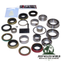 Preview: Master Reparatur Kit für NP231 Verteilergetriebe inkl. Lager, Dichtungen, Simmerringe, Schaltführungen für Schaltgabeln, RTV Dichtmasse und Filter. Jeep Cherokee XJ / Wrangler YJ / TJ (1987-2006), voller Lieferumfang abgebildet.