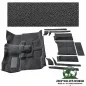 Preview: Auto Custom Carpets Teppich Premium Komplett Set Cutpile Orginal Style Schwarz Jeep CJ7 (1976-1986)