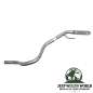 Preview: Endrohrbogen (aluminisiert) mit 2" (50,80 mm) Rohreinang für 4,0L und 5,2L Benzin Motor. Jeep Grand Cherokee ZJ / ZG (1992-1995).