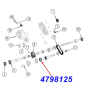 Preview: Simmerring Ausgang vorne am NP147, NP241, NP242, NP249, NV241, NV241OR, MP1622C oder MP3022 Verteilergetriebe. Jeep Cherokee XJ / Wrangler TJ / JK / JL / Grand Cherokee ZJ / ZG / WJ / WG / Gladiator JT / Liberty KJ (2002-2026), Explosionszeichnung die die