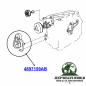 Preview: Idler Pulley Tensioner Jeep Cherokee + Grand Cherokee 2.5 + 3,1 L TD Diesel 97-01