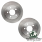 Preview: Brake Rotor Set front Jeep CJ YJ XJ MJ 82-89, 4 Pad overview, pad side shown.