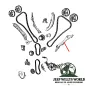 Preview: Crown Secondary Camshaft Timing Chain Guide left Jeep Wrangler JK JL, Gladiator JT, Cherokee KL / Grand Cherokee WK2 WL 3.0L + 3.2L + 3.6L (11-26)