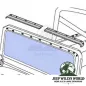 Preview: Bestop Softtopleiste Installationsprofil Softtop Bikini Bestop Jeep CJ5 CJ7 CJ8 / Wrangler YJ (1976-1995)
