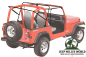 Preview: Supertop Verdeck Schwarz Jeep CJ7 Wrangler YJ 80-95