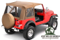 Preview: Supertop Softtop Bestop Tan Denim Jeep CJ7 Wrangler YJ 80-95