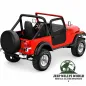 Preview: Bestop 2-Piece Doors Pair Soft Doors Black Denim Jeep CJ7 (1976-1980)