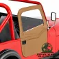 Preview: Bestop 2-Piece Doors Pair Soft Doors Spice Denim Jeep CJ7 (1976-1980)