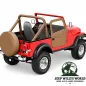Preview: Bestop 2-Piece Doors Pair Soft Doors Spice Denim Jeep CJ7 (1976-1980)