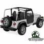Preview: Bestop 2-Piece Doors Pair Soft Doors Black Denim Jeep Wrangler TJ (1996-2006)