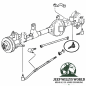 Preview: Spurstangenkopf links oben Jeep Cherokee 84-90