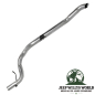 Preview: Endschalldämpfer und Endrohrbogen Kit (aluminisiert) inkl. Schellen. 2,25" (57,15 mm) für 2,5L 4 Zylinder oder 4,0L 6 Zylinder Motor. Jeep Cherokee XJ (1987-1995), Endrohr.