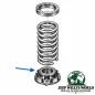 Preview: Crown Coil Spring Isolator Front Lower, left or right. Jeep Grand Cherokee WJ WG (99-04)