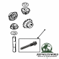 Preview: Differential Sicherungsschraube Jeep Wrangler + Cherokee + Grand Cherokee 90-06
